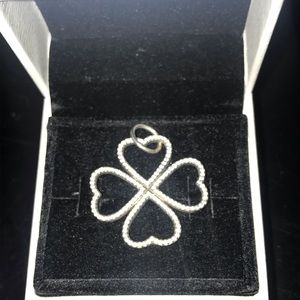 Pandora four heart clover pendant